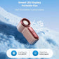 ❄️Summer Hot Sale 60% OFF🌪️Mini Handheld Fan with LED Display👍5-Speed Turbo Pocket Size Fan