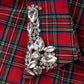 🎄 ✨Christmas Plaid Rhinestone Detachable Collar-- No More Ugly Sweaters!