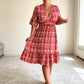 ❤️‍🔥Summer Hot Sale 60% OFF🌷Bohemian Casual Print V-neck Waist Wrap Long Dress