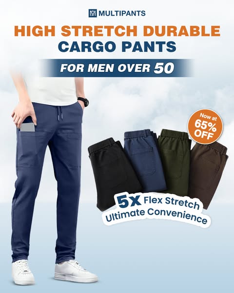 👍Last Day Sale 50% OFF🏆MultiPants – High Stretch Multi-pocket Durable Cargo Pants