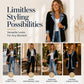 🍂Autumn Hot Sale 60% OFF🔥Women’s Elegant Denim Spliced Ribbed Knit Coat