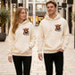 🐮 50% OFF!!🎁Cute Highland Cow Print Fleece Lined Hooded Sweatshirt 🧥 Warm Cozy Winter Hoodie