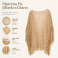 🏆 Last Day Special Price £9.99! 💐Summer Metallic Crochet Cover-Up – Lightweight, Flowy & Effortlessly Stylish summer outfit