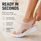 ⏳LAST DAY SALE 60% OFF!🔥🔥Women's Breathable Knit Platform Sandals