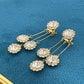 🔥Big Sale 50% OFF🔥Zircon Round Petal Earrings🎀