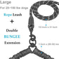 🐾LAST DAY SALE 59% OFF🐶Heavy Duty Dog Leash with Shock Absorbing Bungee for Walking 2 Dogs (25-150 lbs)