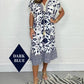 🎉Last Day Promotion 60% OFF💃🌼Women's V-Neckline Printed Tassel Casual Dress