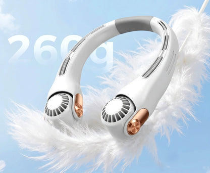 💨❄️SUMMER HOT SALE 50% OFF!🍃 Neck Air Conditioner Fan – Ultra‑quiet, 360° rotating, 3 speeds. Hands‑free cooling, long battery. Summer essential! 😎🌬️