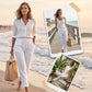 🌸Last Day Sale 70% OFF!!🌸Women's Elastic Waist Cotton Linen Casual Pants