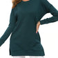 🍂Autumn Hot Sale 50% OFF🔥Women's Long Sleeve Side Slit Loose Tops (Buy 2 Free Shipping)