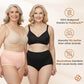 🌸🖤Black Friday Buy 1 Get 3 Packs💥Plus Size High Waisted for Women with Cotton Crotch Briefs for Middle Aged and Elderly