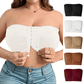 🎉This week's Special Sales - 50% OFF✨Plus Size Strapless Front Buckle Breathable Bra🔥