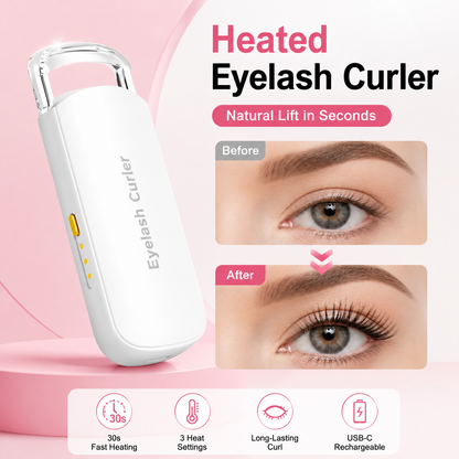 🎉 Last Day Promotion-59% OFF✨USB Rechargeable Heated Eyelash Curler