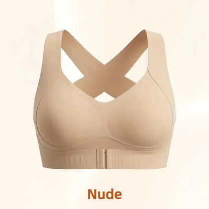 🎉LAST DAY SALE - 59% OFF⚡Front Closure Cross-Back Wireless Posture Bra