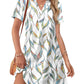 ⏰2026 Hot Sale 60% OFF💃Women's Casual V Neck Vacation Midi Dress With Pockets