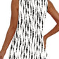 🌞HOT SALE 60% OFF👚Women's Print Flowy Sleeveless V Neck Peplum Tank Tops