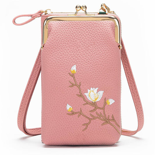 💗Hot Sale 60% OFF🌸Women Sling Cross-Body Wallet with Mobile Cell Phone Holder