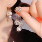 🔥Big Sale 50% OFF🔥Zircon Round Petal Earrings🎀