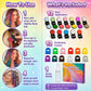 🔥🌈12-Color Temporary Hair Chalk Applicator Set