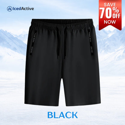 ❄️Last Week Special Price Only￡9.99💝✨Unisex Ice Silk Quick Drying Stretch Shorts