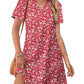 ⏰2026 Hot Sale 60% OFF💃Women's Casual V Neck Vacation Midi Dress With Pockets