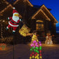 🎅Christmas Hot Sale 50%OFF! 🎁Christmas Claus Solar Kettle Lights