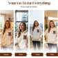 🐮 50% OFF!!🎁Cute Highland Cow Print Fleece Lined Hooded Sweatshirt 🧥 Warm Cozy Winter Hoodie
