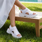 ⏳LAST DAY SALE 60% OFF!🔥🔥Women's Breathable Knit Platform Sandals