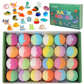 🎉🧼 Fizzy Fun 60%OFF 🛁🌈Natural Bath Bombs for Kids with Mega Bubbles & Surprise Inside 🥚✨ Same as in the video