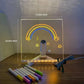 🎉This Week's Special Sales - 60% OFF✨Rewritable LED Note Board with 7 Color Pens