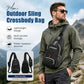 🎒 50% OFF NOW! 💧Unisex Outdoor Sling Crossbody Bag – Multi-Pocket, Water-Resistant, Breathable Back 🌦️