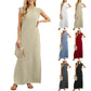 🎉Summer Hot Sale 60% OFF💝Women Loose Split Wrinkle-Free Long Dress