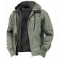 ⏳LAST DAY SALE 60% OFF !!📢Men’s Plush-Lined Hooded Work Jacket