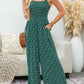 🌸Last Day Sale 60% OFF📣Womens Overalls Casual Floral Print Sleeveless Jumpsuit with Pockets