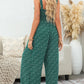 🌸Last Day Sale 60% OFF📣Womens Overalls Casual Floral Print Sleeveless Jumpsuit with Pockets