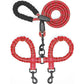 🐾LAST DAY SALE 59% OFF🐶Heavy Duty Dog Leash with Shock Absorbing Bungee for Walking 2 Dogs (25-150 lbs)