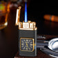 Windproof Lighter Vintage Watch Bezel Jet Flame Torch