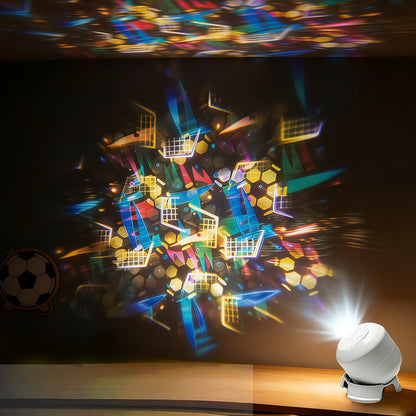 🥳2026 HOT SALE 60% OFF! ⚽Dynamic Rotating LED Light Projector🌙✨
