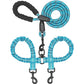 🐾LAST DAY SALE 59% OFF🐶Heavy Duty Dog Leash with Shock Absorbing Bungee for Walking 2 Dogs (25-150 lbs)