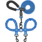 🐾LAST DAY SALE 59% OFF🐶Heavy Duty Dog Leash with Shock Absorbing Bungee for Walking 2 Dogs (25-150 lbs)