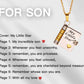 💝My Book Necklace for Daughter,Son or Lover, Birthday Day Gift Graduation Jewelry of Love