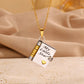 💝My Book Necklace for Daughter,Son or Lover, Birthday Day Gift Graduation Jewelry of Love