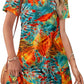⏰2026 Hot Sale 60% OFF💃Women's Casual V Neck Vacation Midi Dress With Pockets