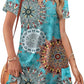 ⏰2026 Hot Sale 60% OFF💃Women's Casual V Neck Vacation Midi Dress With Pockets