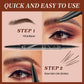 💜Last Day-Buy 1 Get 1 Free!🎁Waterproof & Smudge-Proof Microblading 4 Fork Eyebrow Pencil With Eyeliner pencil