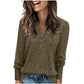 Women's Loose V-Neck Pullover