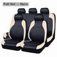 ⭐ 2026 Bestseller | 9-Pieces Full Set Universal Fit Leather Seat Covers | Refresh Your Car Interior 🔥
