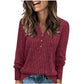 Women's Loose V-Neck Pullover