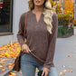 Women's Loose V-Neck Pullover