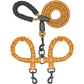 🐾LAST DAY SALE 59% OFF🐶Heavy Duty Dog Leash with Shock Absorbing Bungee for Walking 2 Dogs (25-150 lbs)